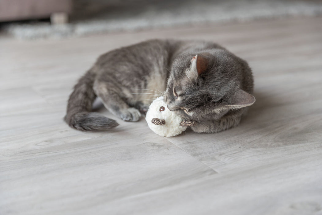 Urso de peluche com catnip para gatos Trixie 8 cm – imagem 3