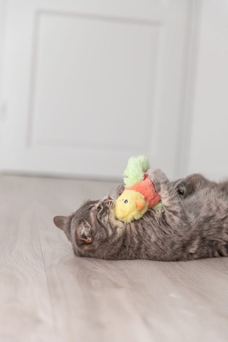 Pássaro com movimento recarregável USB para gatos Trixie 10 cm – imagem 4