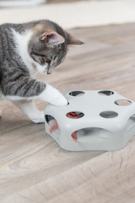 Jogo de estratégia com pena giratória automática para gatos Trixie ø 22 cm – imagem 5