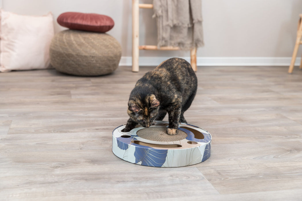 Tambor arranhador em cartão para gatos Trixie ø 33 × 5,5 cm – imagem 4