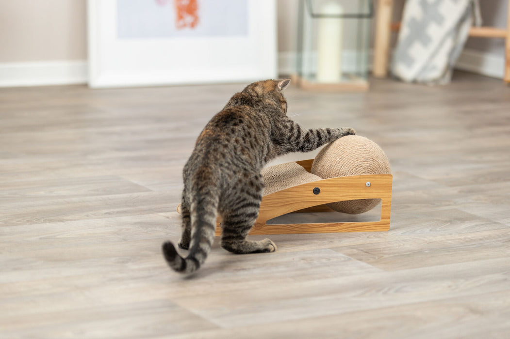Rampa arranhadora em cartão para gatos Trixie 43 × 17 × 20 cm – imagem 4