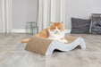 Arranhador ondulado em cartão XXL para gatos Trixie 64 × 14 × 37 cm – imagem 4