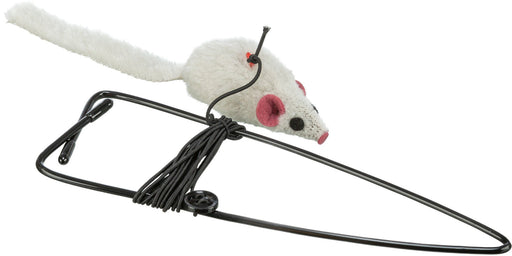Rato com elástico para pendurar na porta para gatos Trixie 8 cm/190 cm