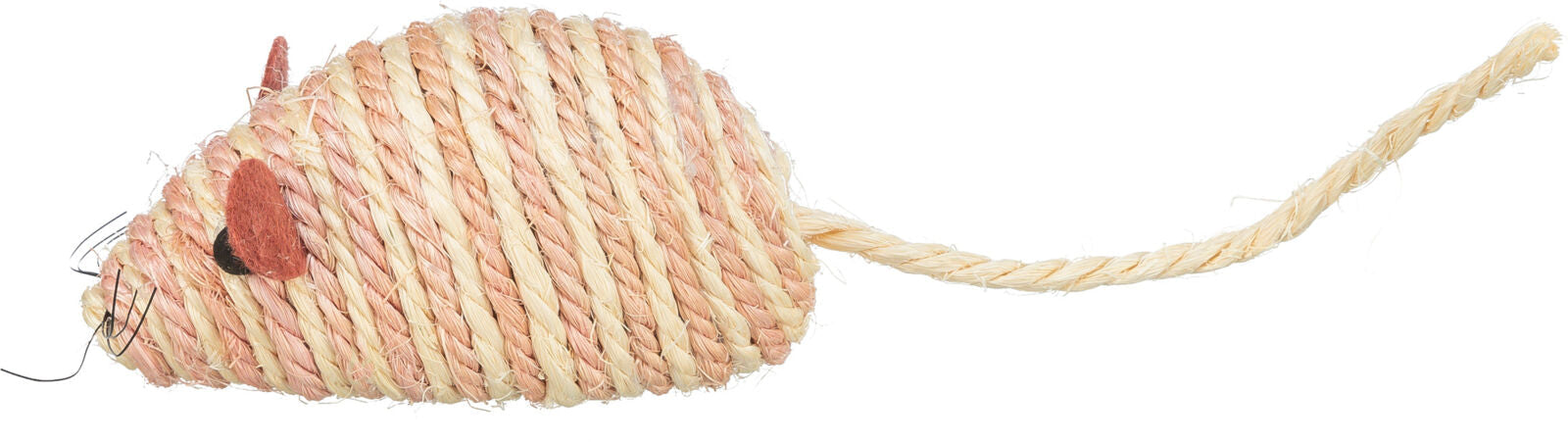 Rato XXL em sisal com catnip para gatos Trixie 10 cm – imagem 2