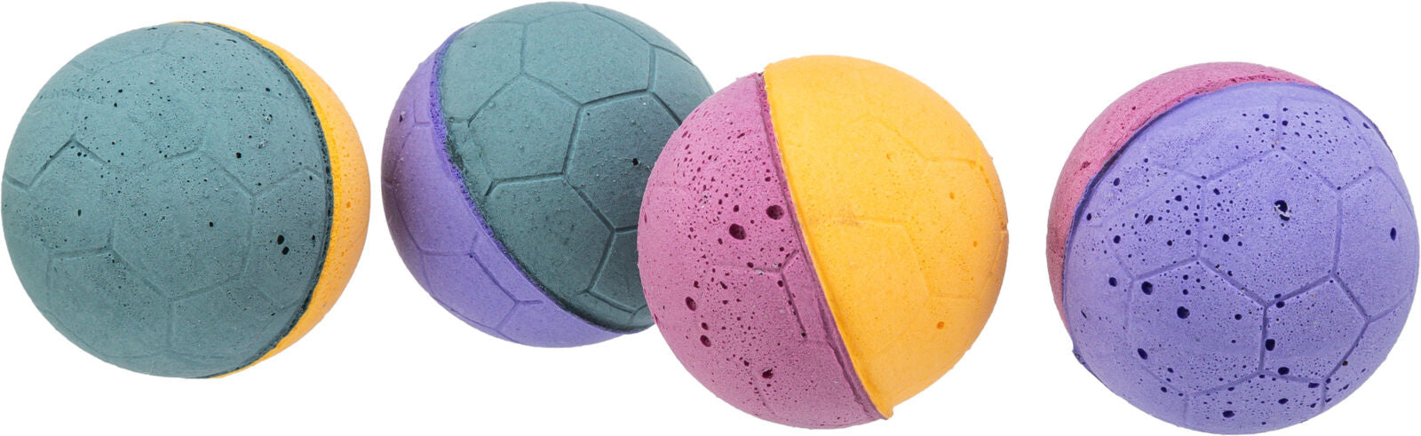 Conjunto de bolas em borracha macia para gatos Trixie ø 4,5 cm
