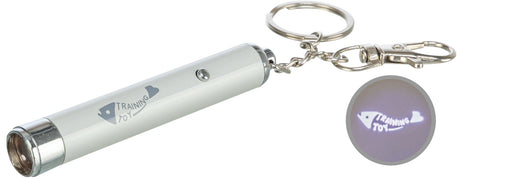 Ponteiro LED Catch the Light com peixe para gatos Trixie 8 cm