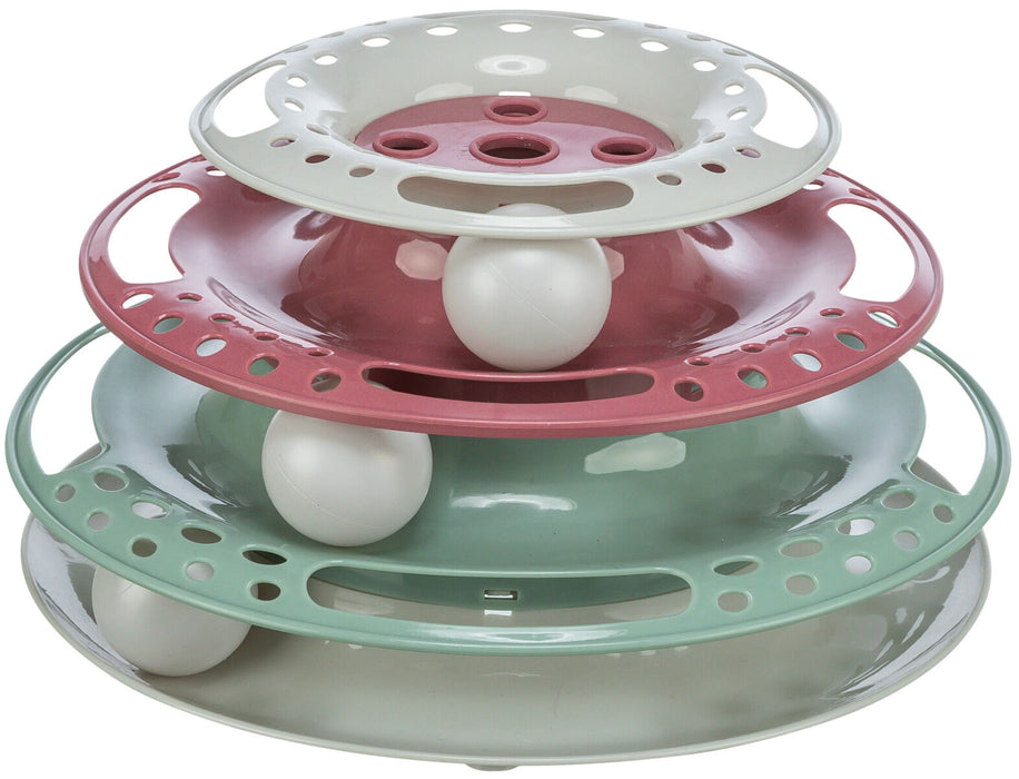 Torre de brincar Catch the Balls para gatos Trixie ø 25 × 13 cm