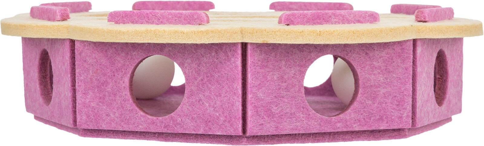 Jogo Hole'n'Roll Flower em feltro com bolas para gatos Trixie ø 30 × 7,5 cm – imagem 3