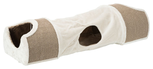 Túnel arranhador com peluche para gatos Trixie 110 × 30 × 38 cm