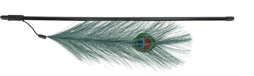 Bastão com pena de pavão para gatos Trixie 47 cm