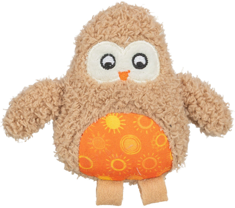 Coruja de peluche com catnip para gatos Trixie 10 cm