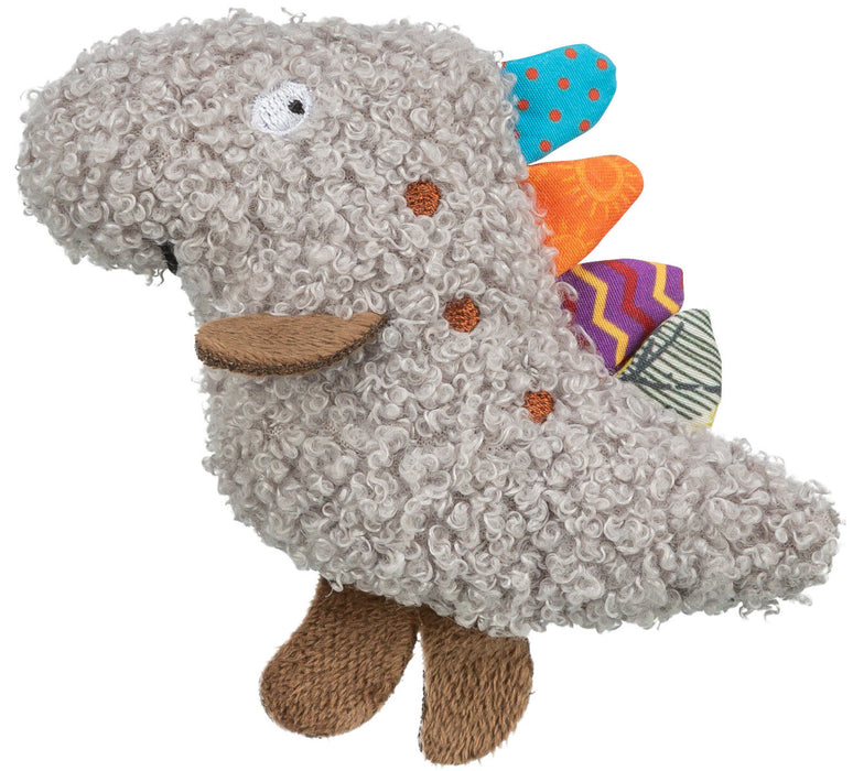 Dinossauro de peluche com catnip para gatos Trixie 12 cm