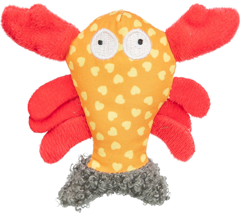 Lagosta de peluche com catnip para gatos Trixie 9 cm