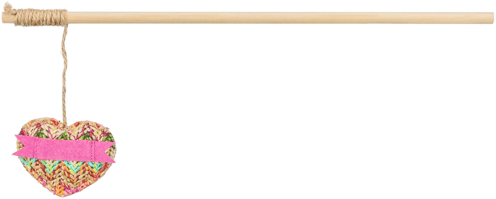 Bastão em madeira com coração e catnip para gatos Trixie 40 cm