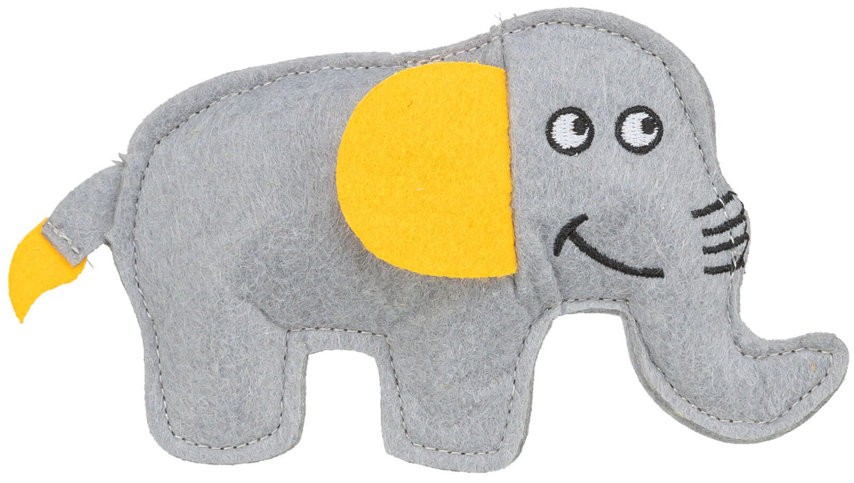 Elefante em feltro com catnip para gatos Trixie 15 cm
