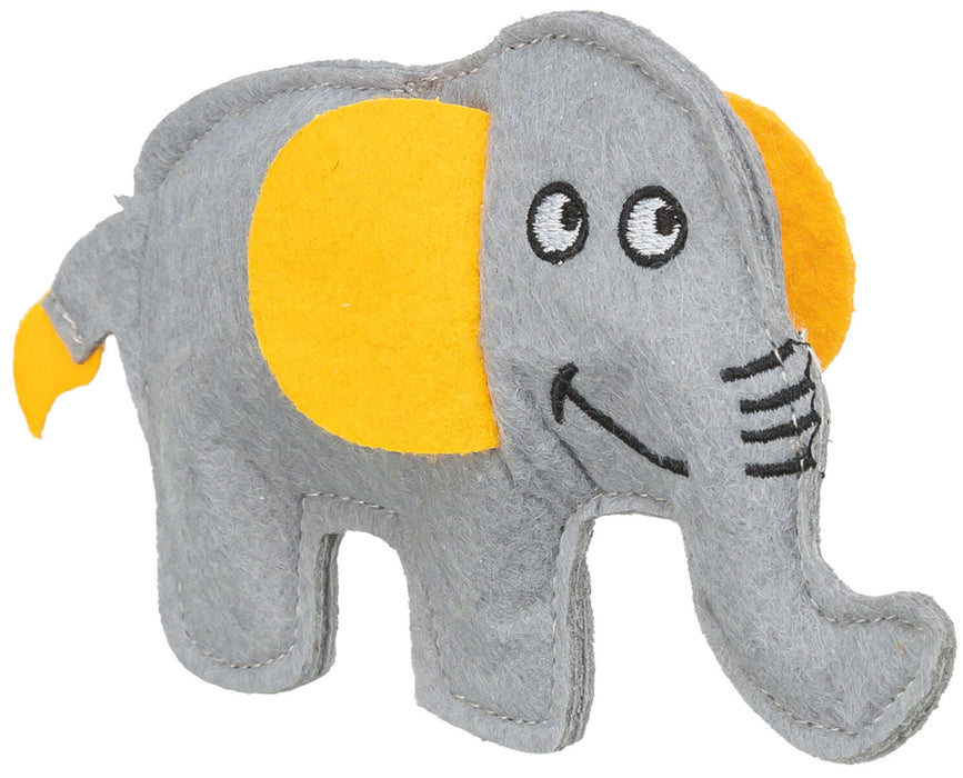Elefante em feltro com catnip para gatos Trixie 15 cm – imagem 2