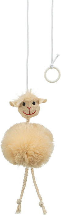 Ovelha com elástico para pendurar para gatos Trixie 20 cm