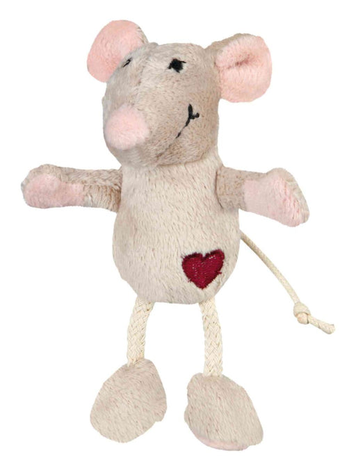 Rato de peluche bege para gatos Trixie 11 cm