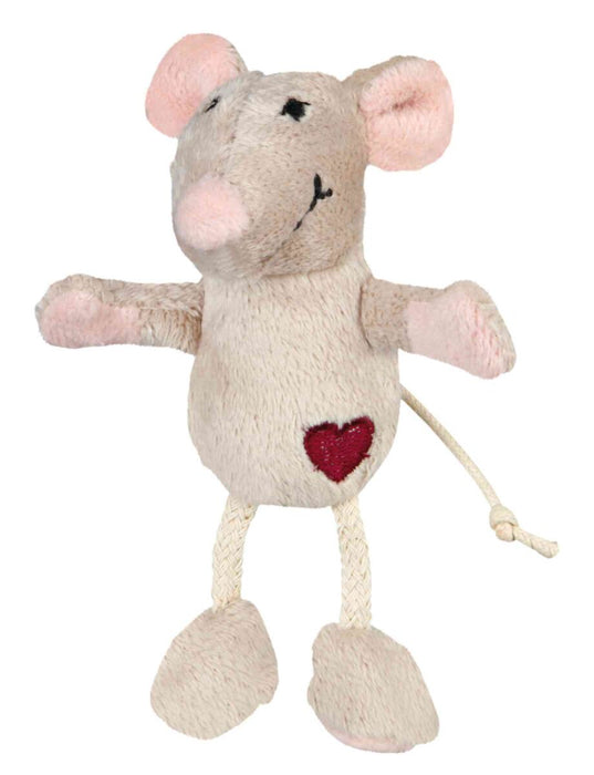 Rato de peluche bege para gatos Trixie 11 cm