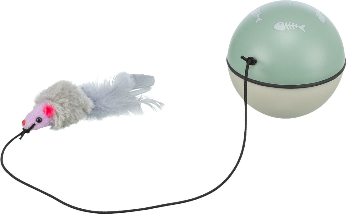 Bola com motor e rato Turbinio para gatos Trixie ø 9 cm