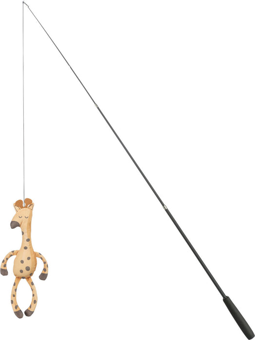 Bastão telescópico em fibra de vidro com girafa para gatos Trixie 42–106 cm – imagem 2