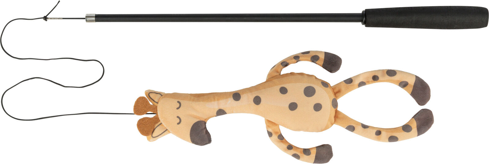 Bastão telescópico em fibra de vidro com girafa para gatos Trixie 42–106 cm