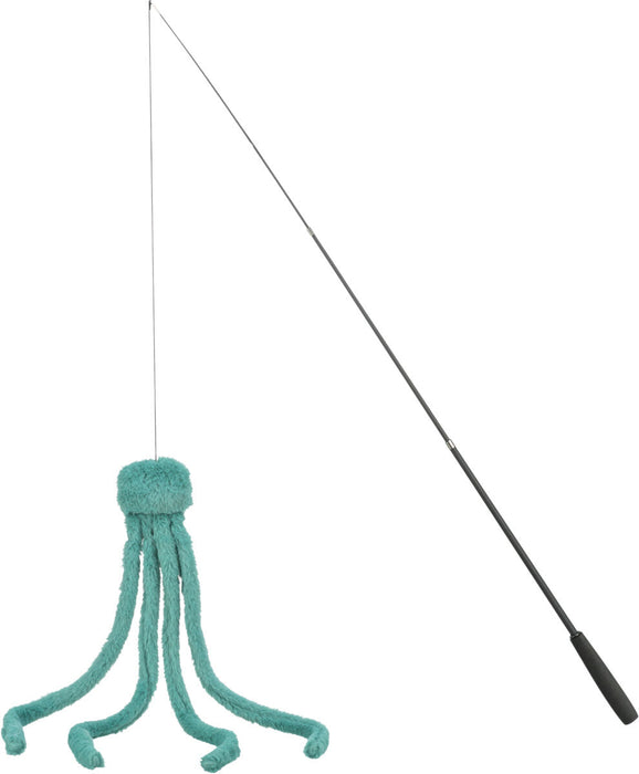 Bastão telescópico em fibra de vidro com polvo para gatos Trixie 42–106 cm – imagem 2