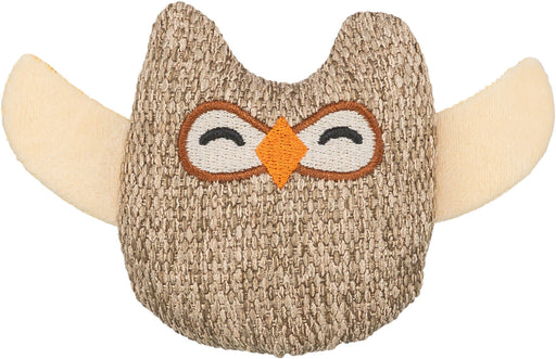 Coruja de peluche com catnip para gatos Trixie 8 cm
