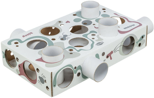 Jogo Paws'n'Treats Box em cartão para gatos Trixie 35 × 7 × 20 cm