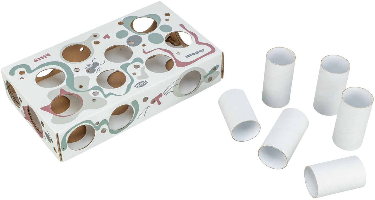 Jogo Paws'n'Treats Box em cartão para gatos Trixie 35 × 7 × 20 cm – imagem 2