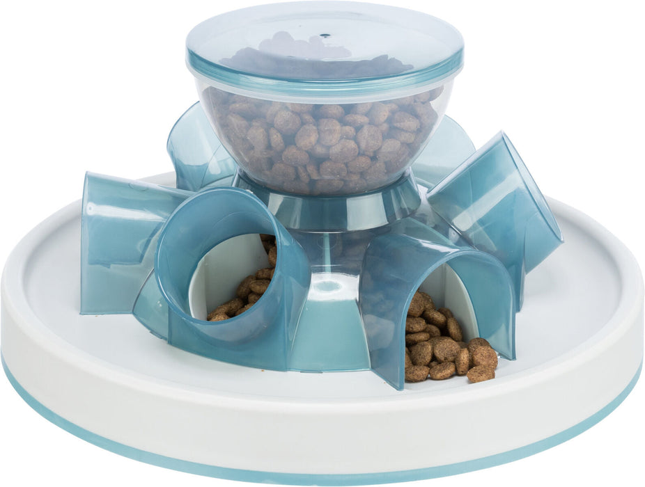 Comedouro lento Tunnel Feeder para gatos Trixie ø 28 × 14 cm