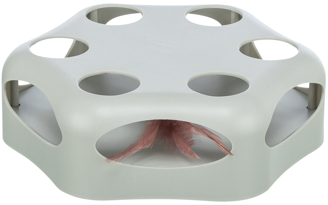 Jogo de estratégia com pena giratória automática para gatos Trixie ø 22 cm