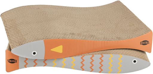 Arranhador em cartão Fisch para gatos Trixie 40 × 7,5 × 30 cm – imagem 2