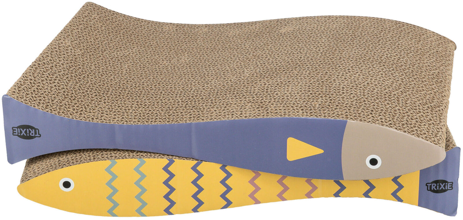 Arranhador em cartão Fisch para gatos Trixie 40 × 7,5 × 30 cm – imagem 3