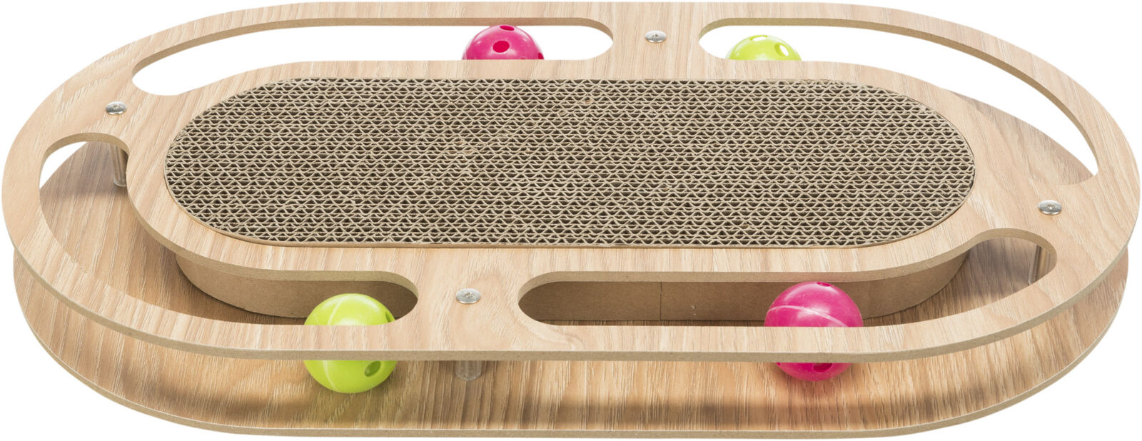 Arranhador em cartão com moldura de madeira para gatos Trixie 46 × 4 × 25 cm