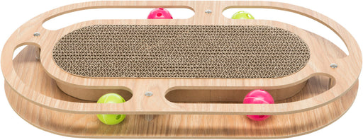 Arranhador em cartão com moldura de madeira para gatos Trixie 46 × 4 × 25 cm