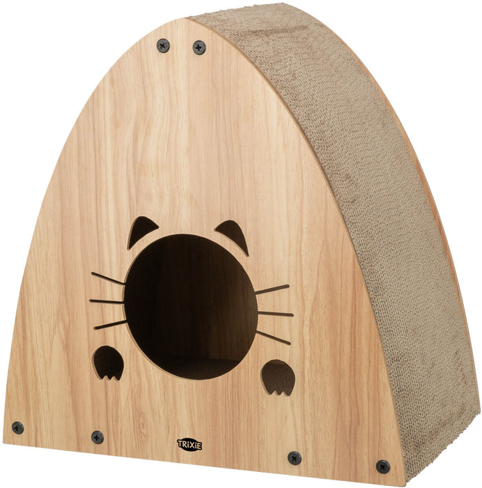 Casa arranhadora para gatos Trixie 48 × 48 × 28 cm