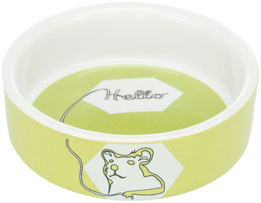 Gamela cerâmica Hello Comic para hamsters Trixie 90 ml