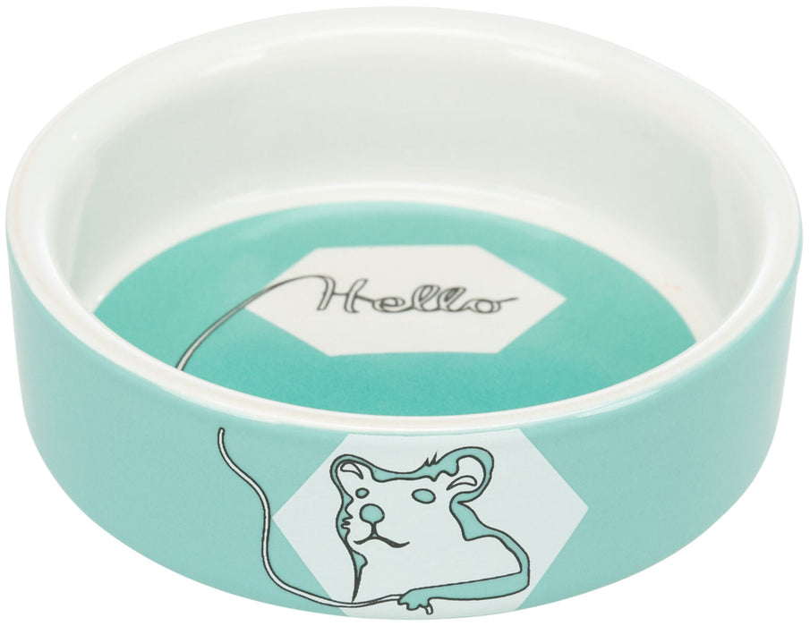 Gamela cerâmica Hello Comic para hamsters Trixie 90 ml – imagem 2