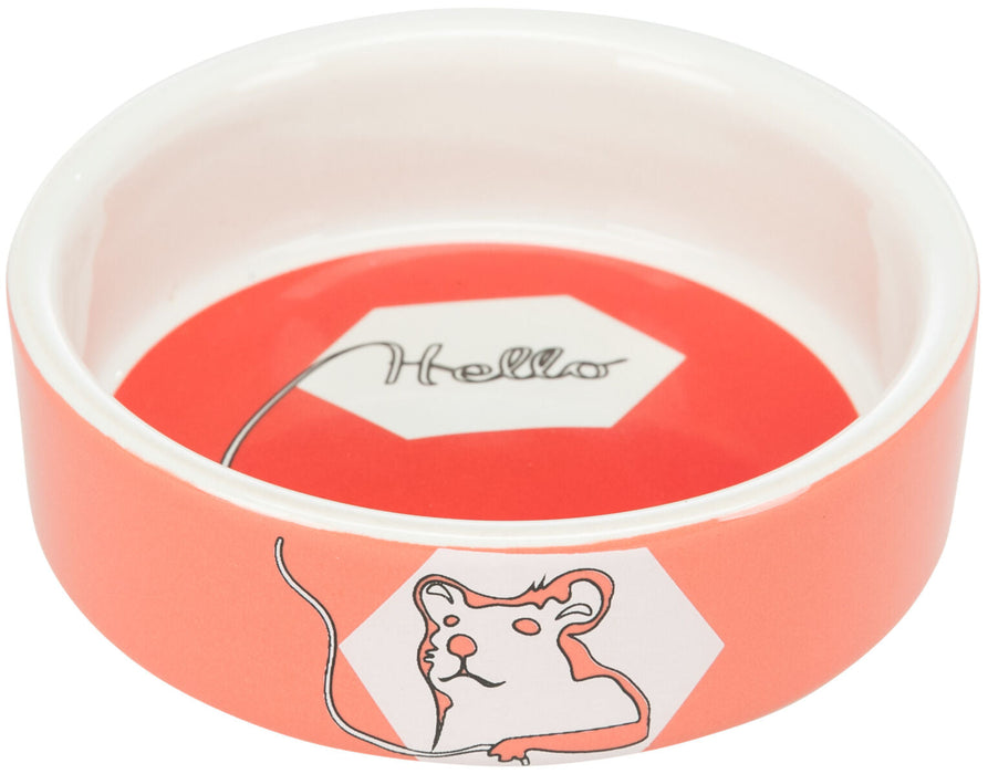 Gamela cerâmica Hello Comic para hamsters Trixie 90 ml – imagem 3