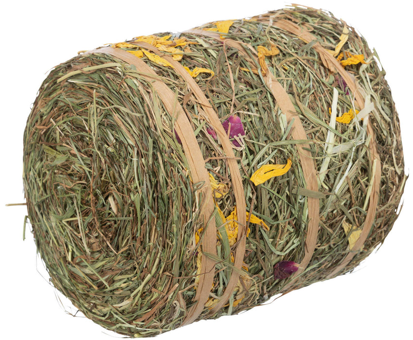 Rolo de feno com flores Trixie 500 g