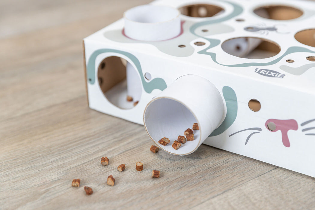 Jogo Paws'n'Treats Box em cartão para gatos Trixie 35 × 7 × 20 cm – imagem 3