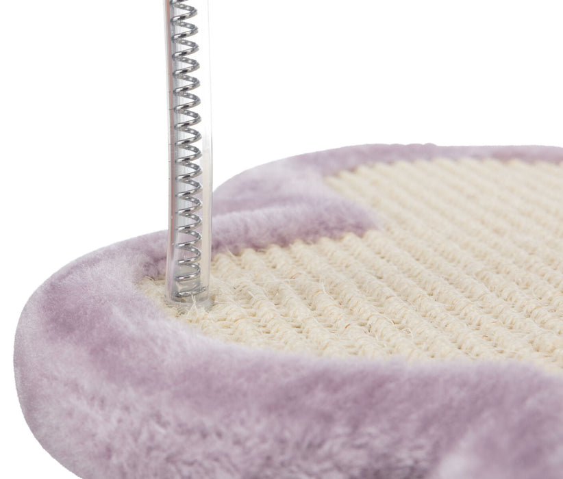 Poste arranhador para gatos Trixie 50 cm – natural/lilás – imagem 2