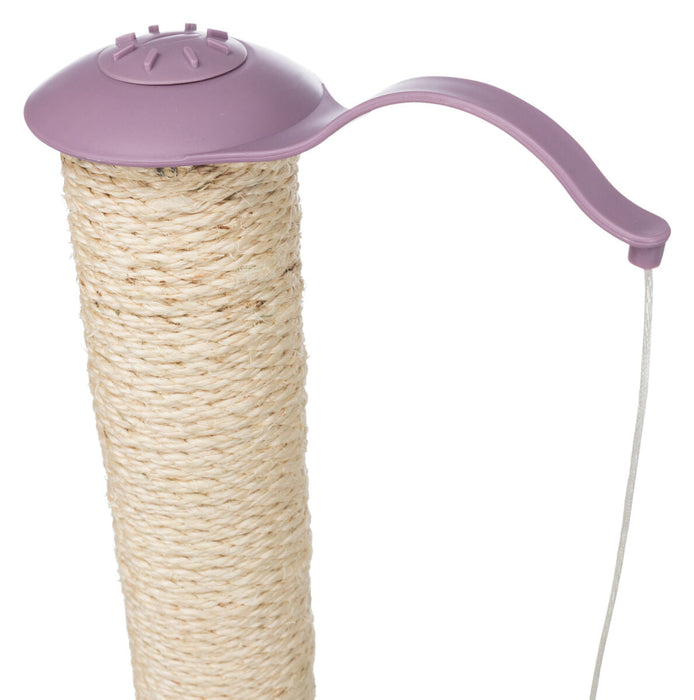 Poste arranhador para gatos Trixie 50 cm – natural/lilás – imagem 3