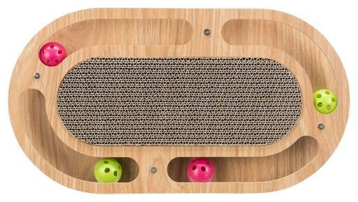 Arranhador em cartão com moldura de madeira para gatos Trixie 46 × 4 × 25 cm – imagem 2