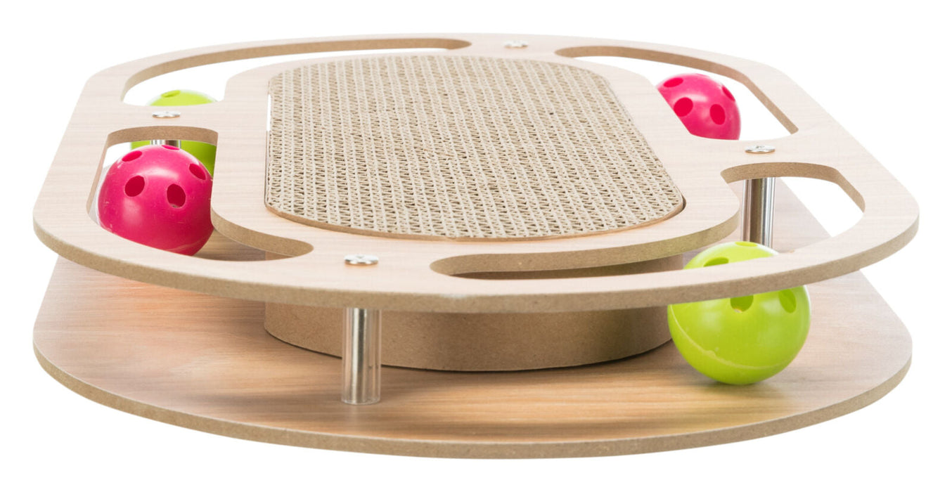 Arranhador em cartão com moldura de madeira para gatos Trixie 46 × 4 × 25 cm – imagem 3