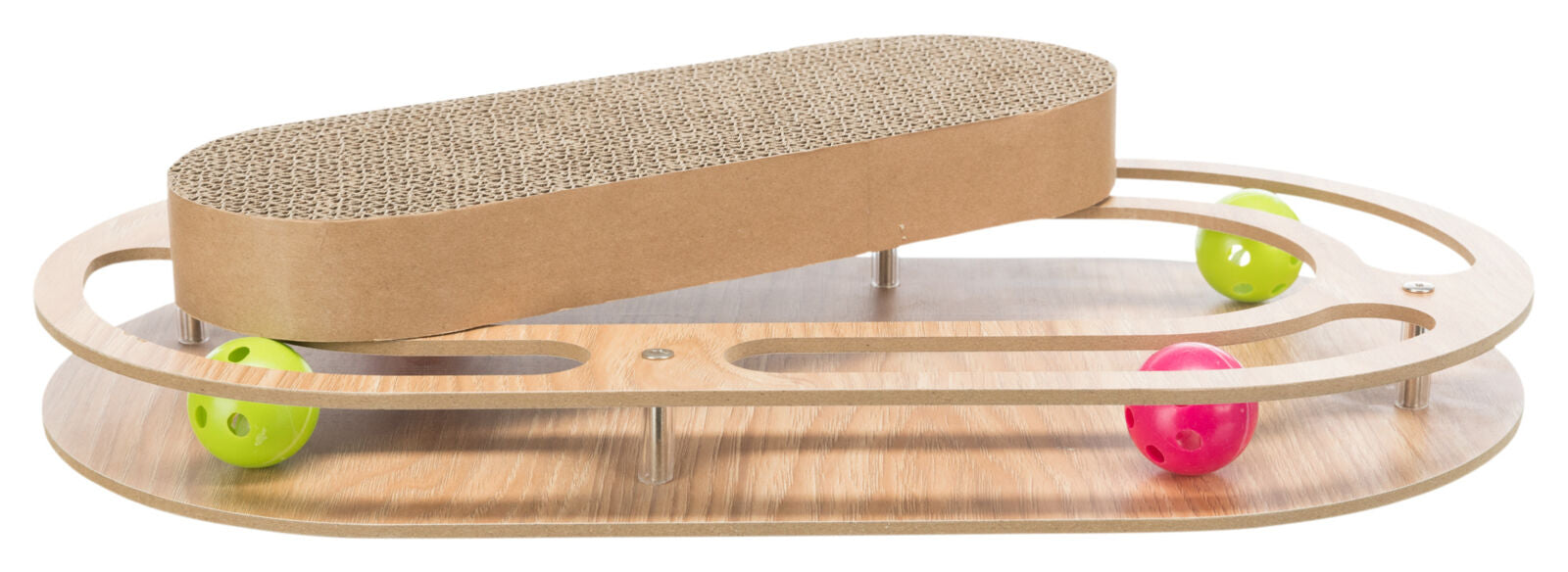 Arranhador em cartão com moldura de madeira para gatos Trixie 46 × 4 × 25 cm – imagem 4