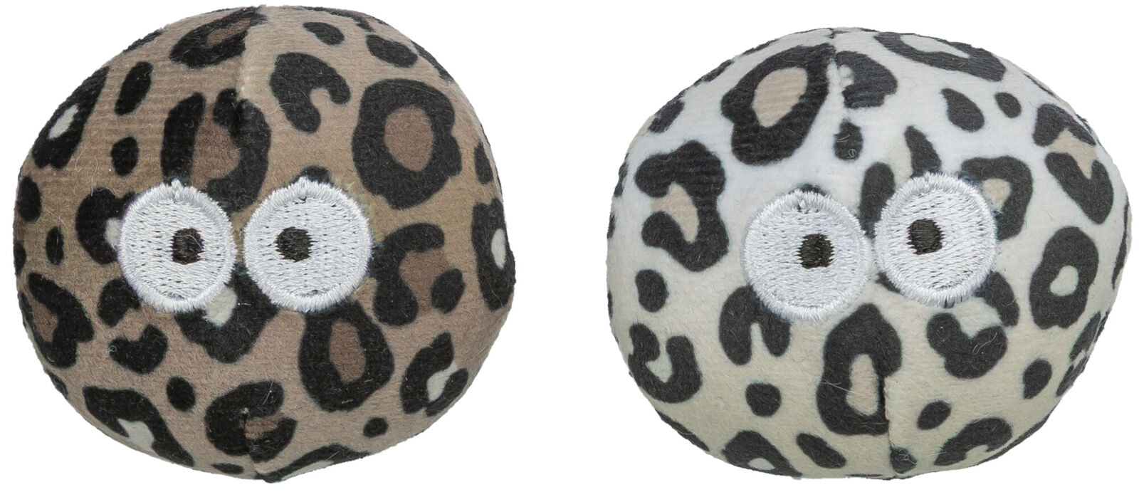 Bolas de peluche com olhos e catnip (2 unid.) para gatos Trixie 5,5 cm