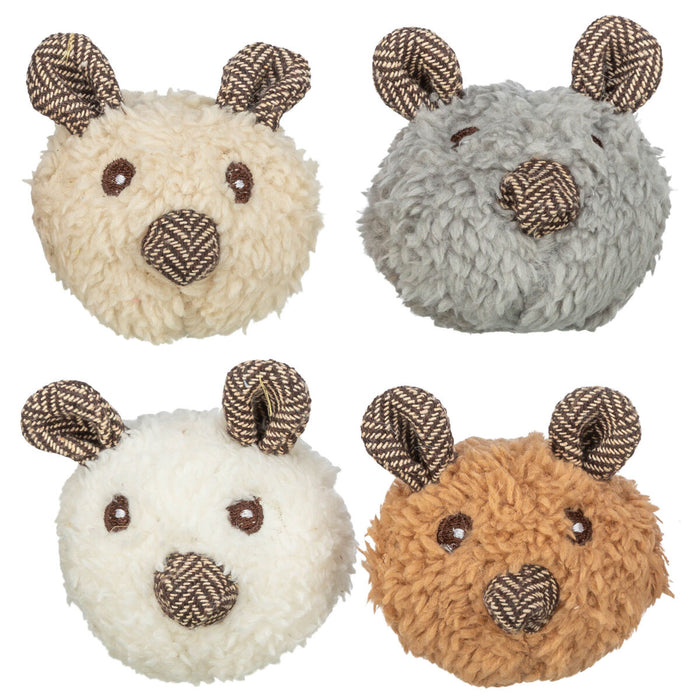 Urso de peluche com catnip para gatos Trixie 8 cm