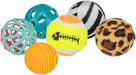 Conjunto de bolas sortidas (6 unid.) para gatos Trixie ø 4 cm